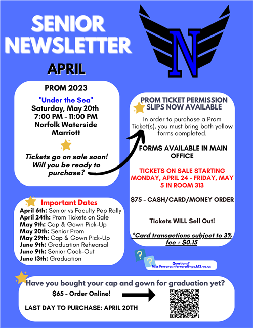 April Senior Newsletter